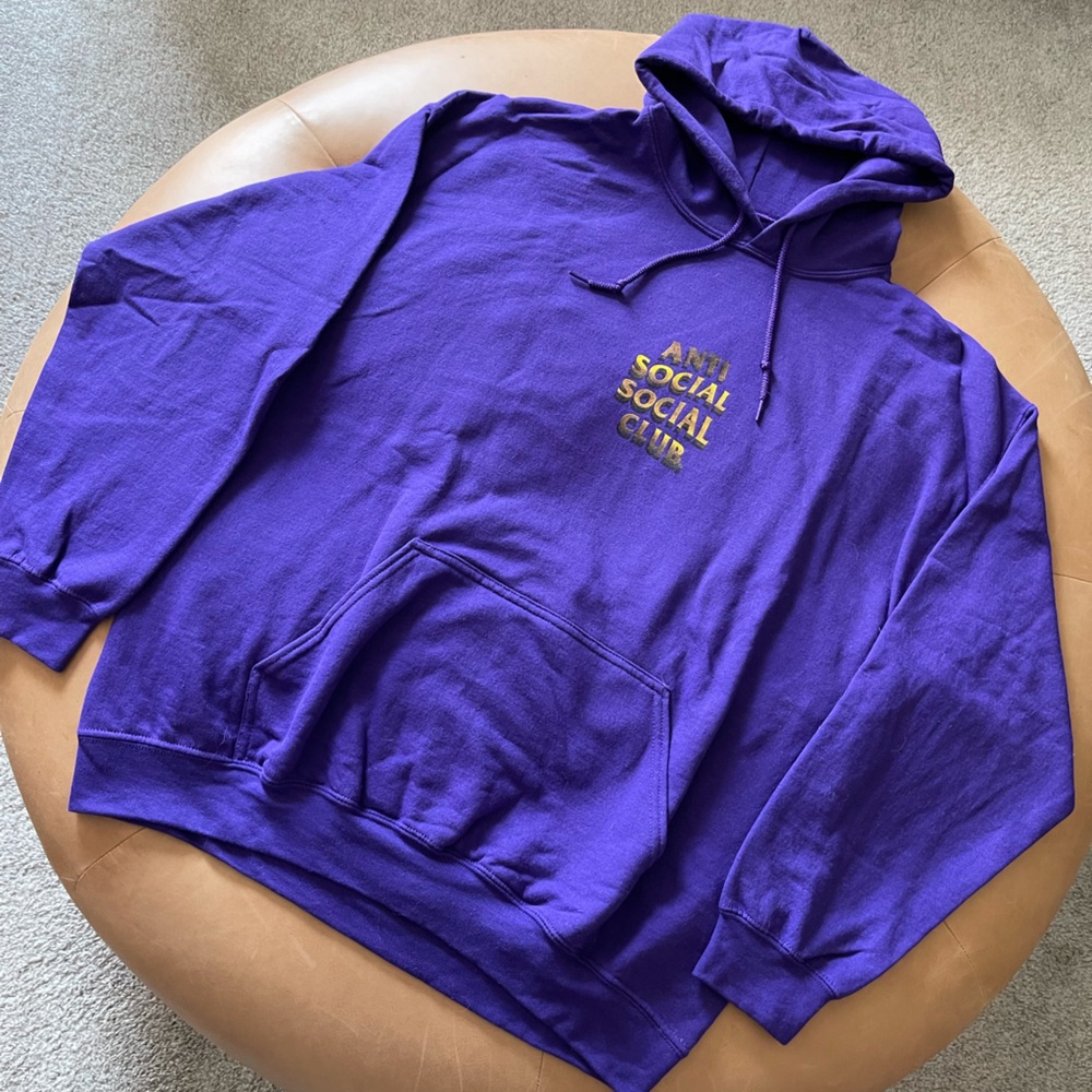 Anti Social Club Logo Hoodie